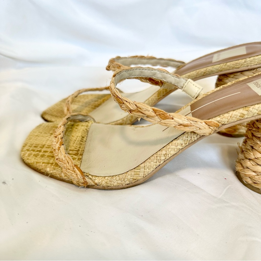 Dolce Vita Noles Heels NATURAL RAFFIA - Picture 11 of 15